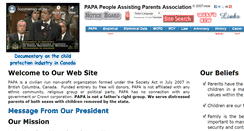 Desktop Screenshot of pa-pa.ca